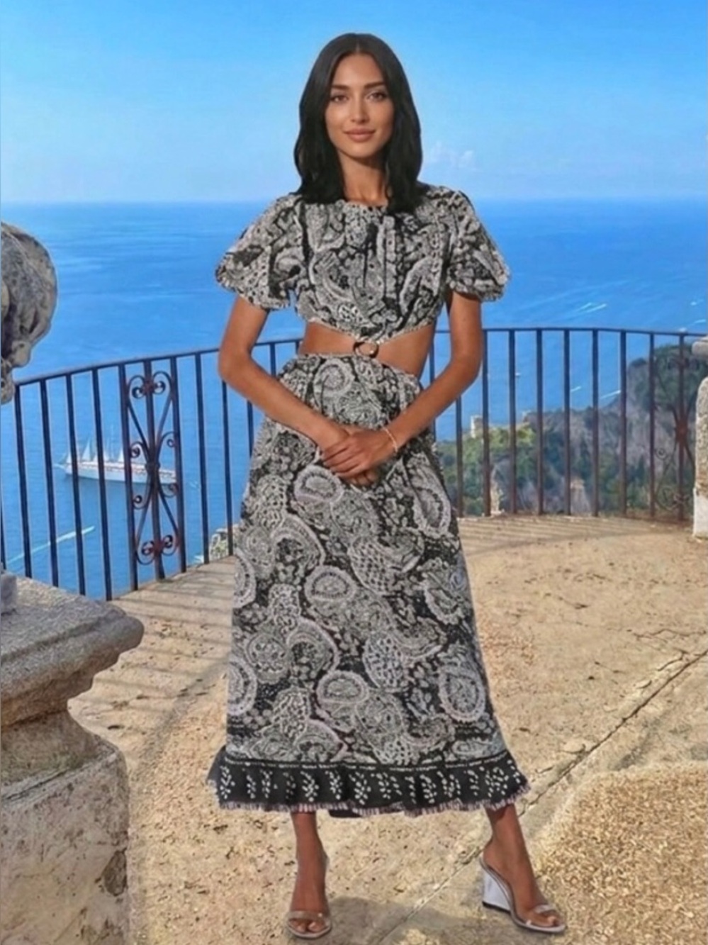 CLEOBELLA/CUTOUT.MAXI.DRESS